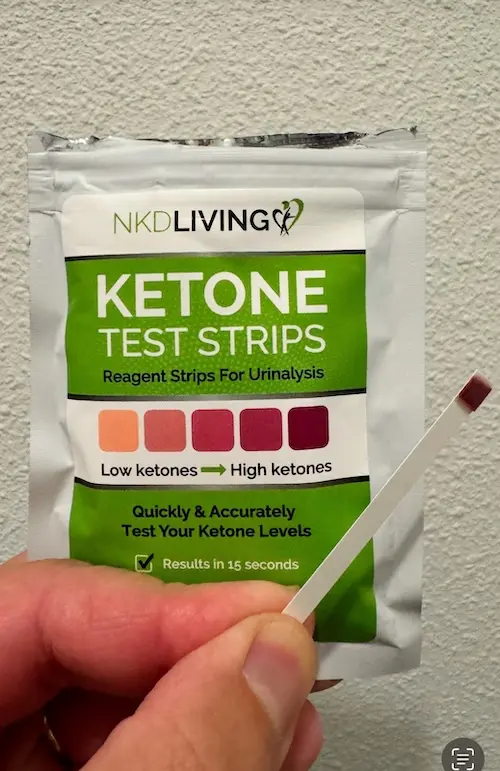 Ketosis test strips